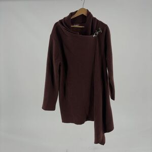 Garnet Hill Asymmetrical Boiled Wool Coat